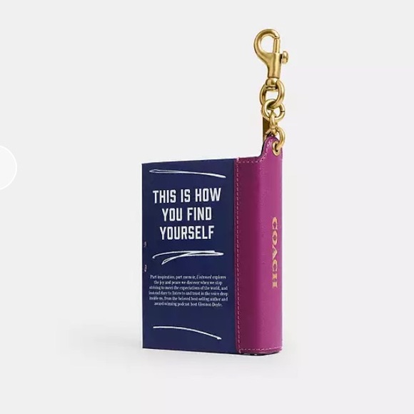 Coach Untamed By Glennon Doyle Book Bag Charm - Picture 2 of 8